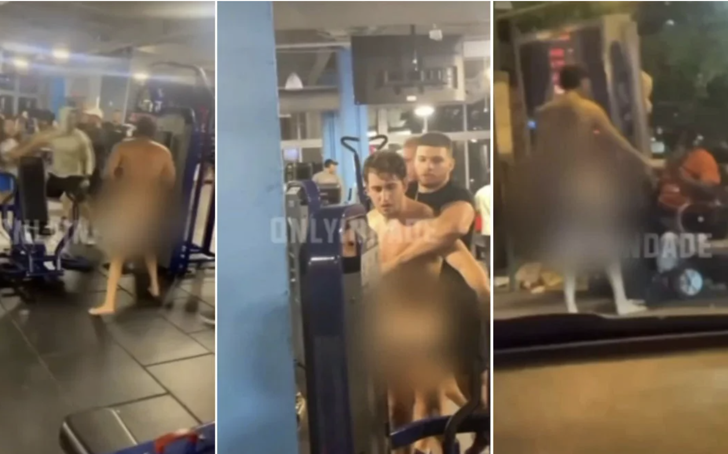 Hombre desnudo ataca a varias personas en un gimnasio de Miami - Actualidad  Radio